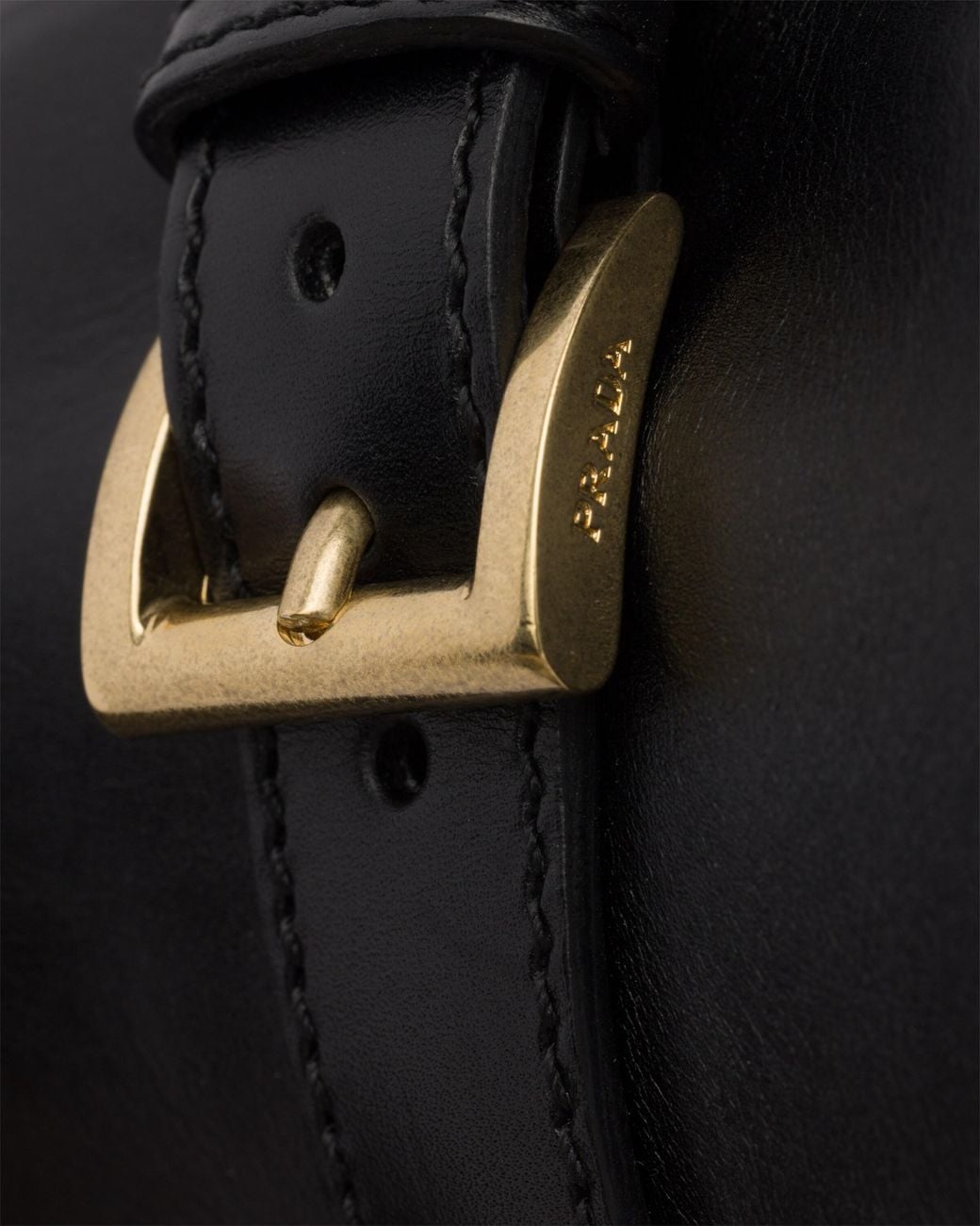 Prada Black Leather Booties