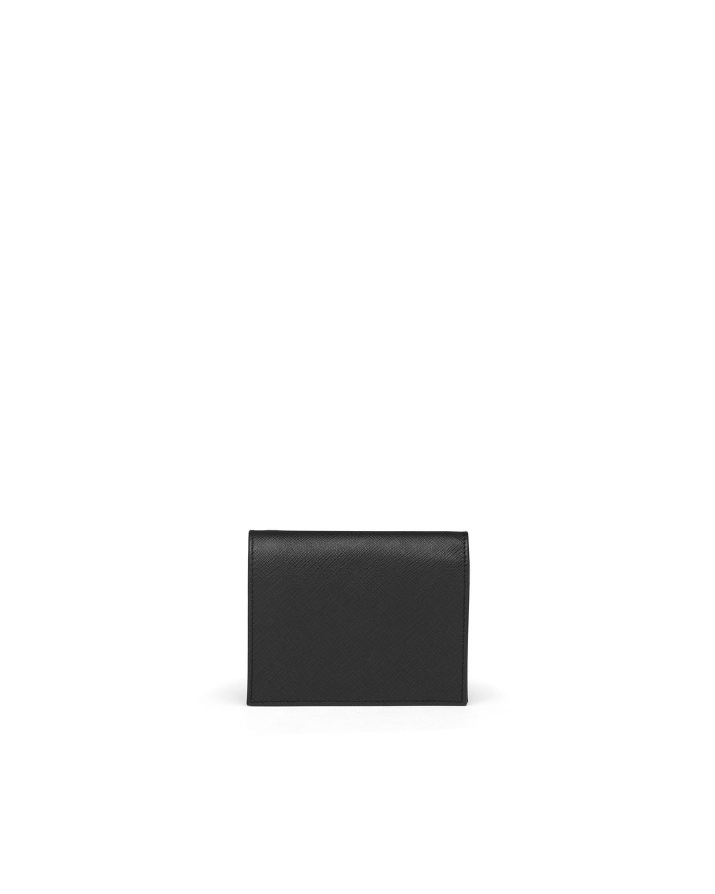 Prada White Small Saffiano Leather Wallet