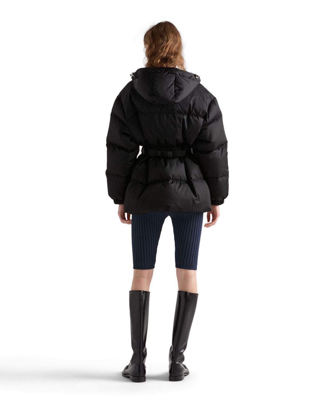 Chaqueta De Plumón En Re-Nylon, Mujer, Talla Prada de color Black