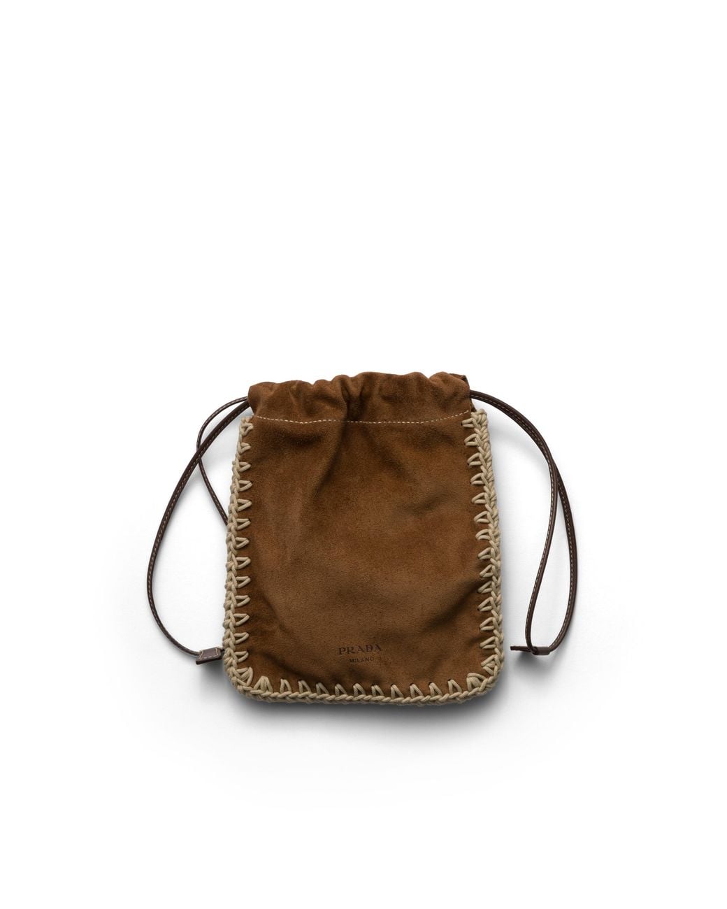Prada Brown Suede Smartphone Case