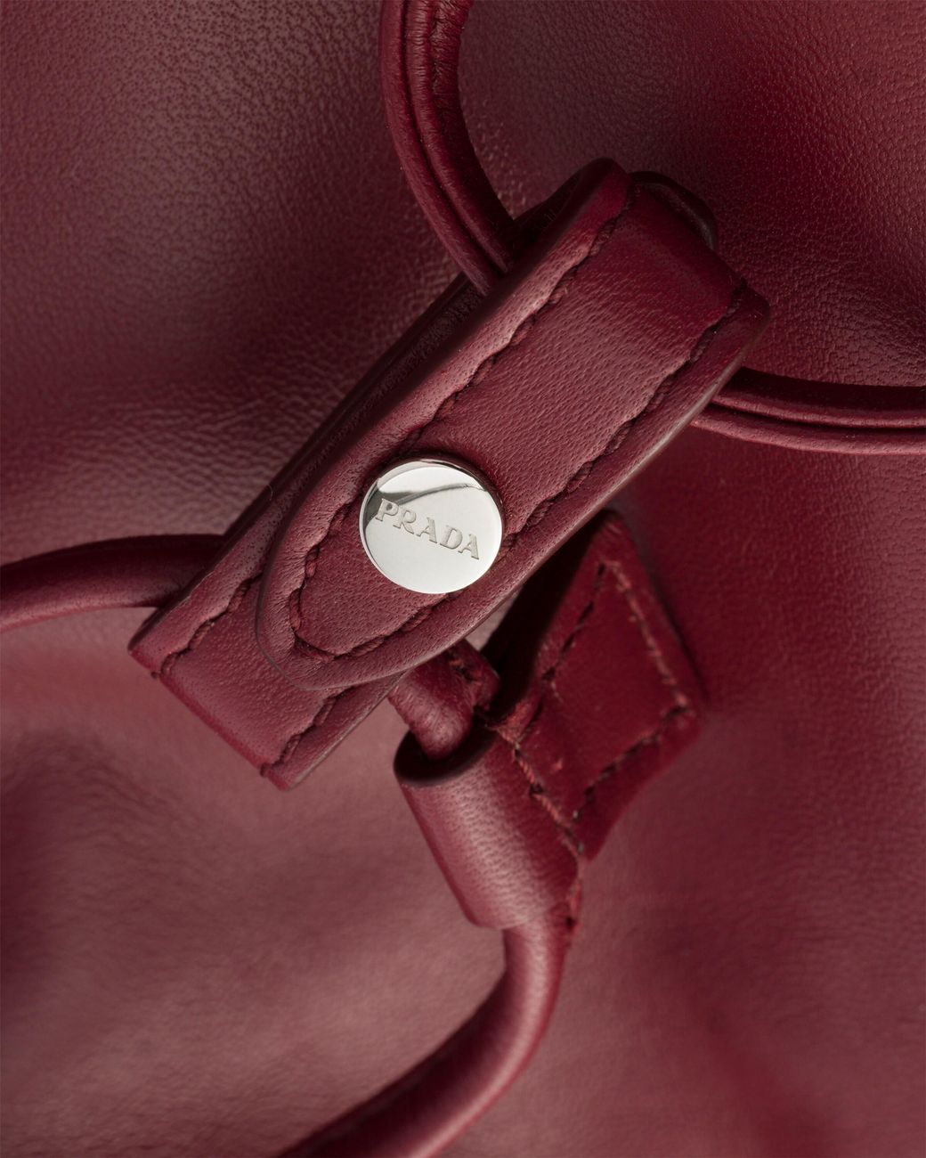 Prada Red Wish Nappa Leather Pouch