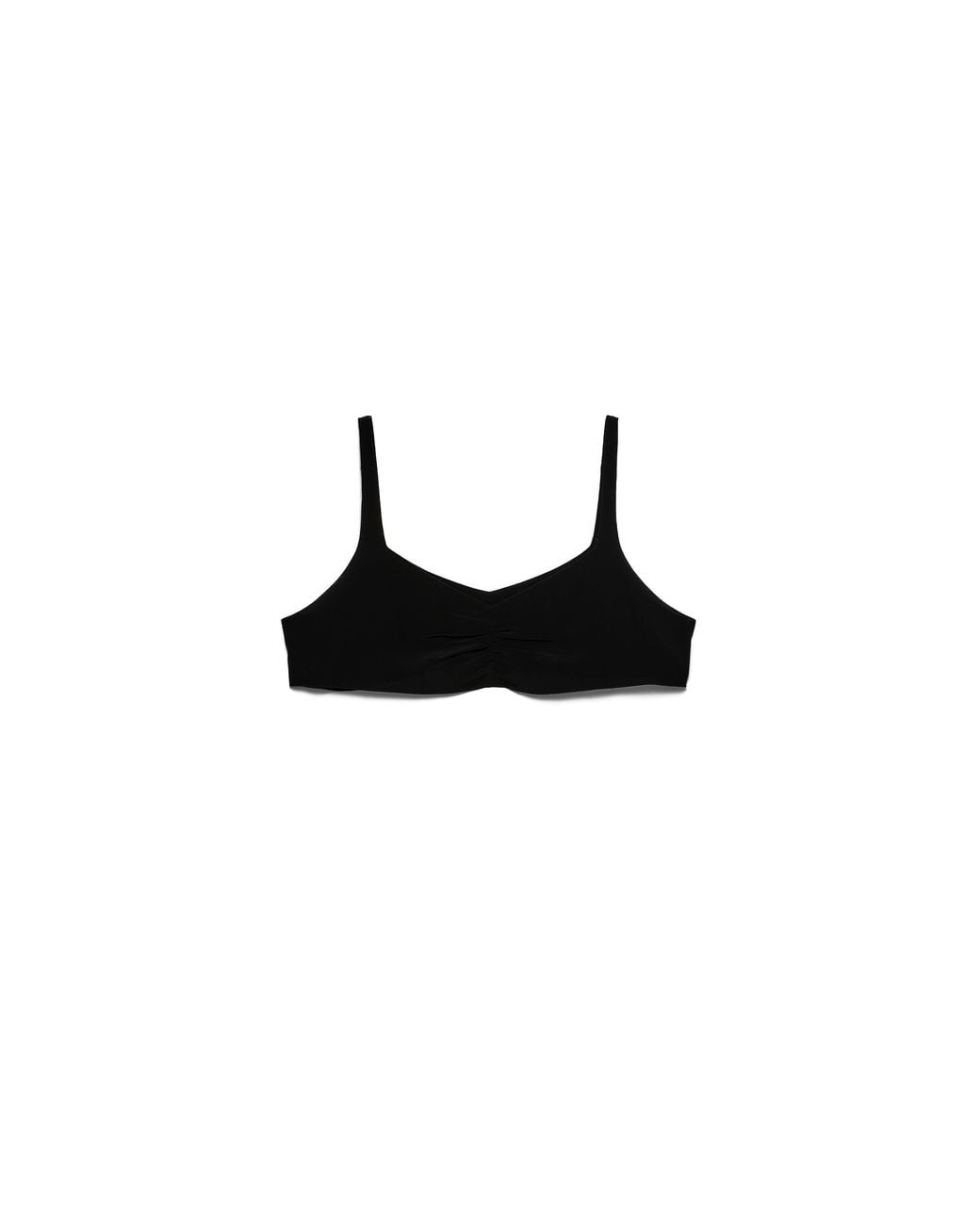 Prada Black Crepe De Chine Top