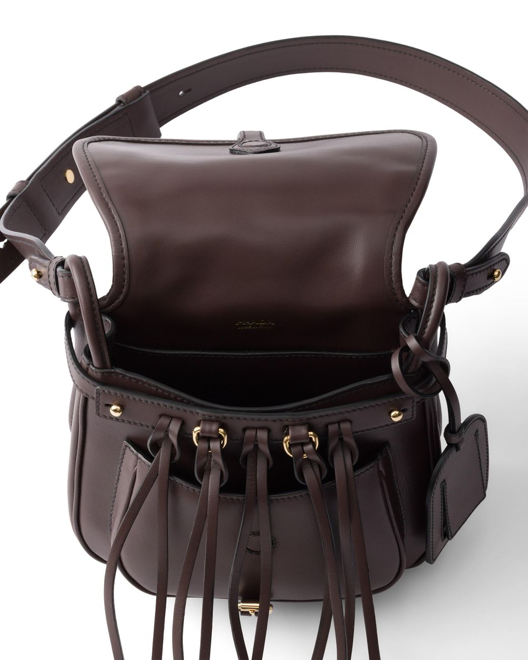 Prada Black Corsaire Re-Nylon And Leather Mini Shoulder Bag