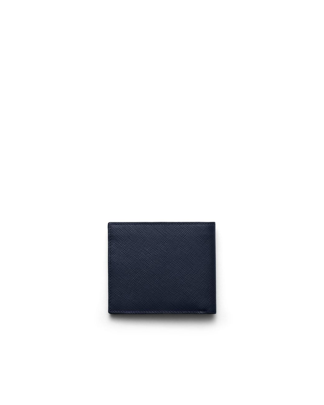 Prada Blue Saffiano Leather Wallet for men