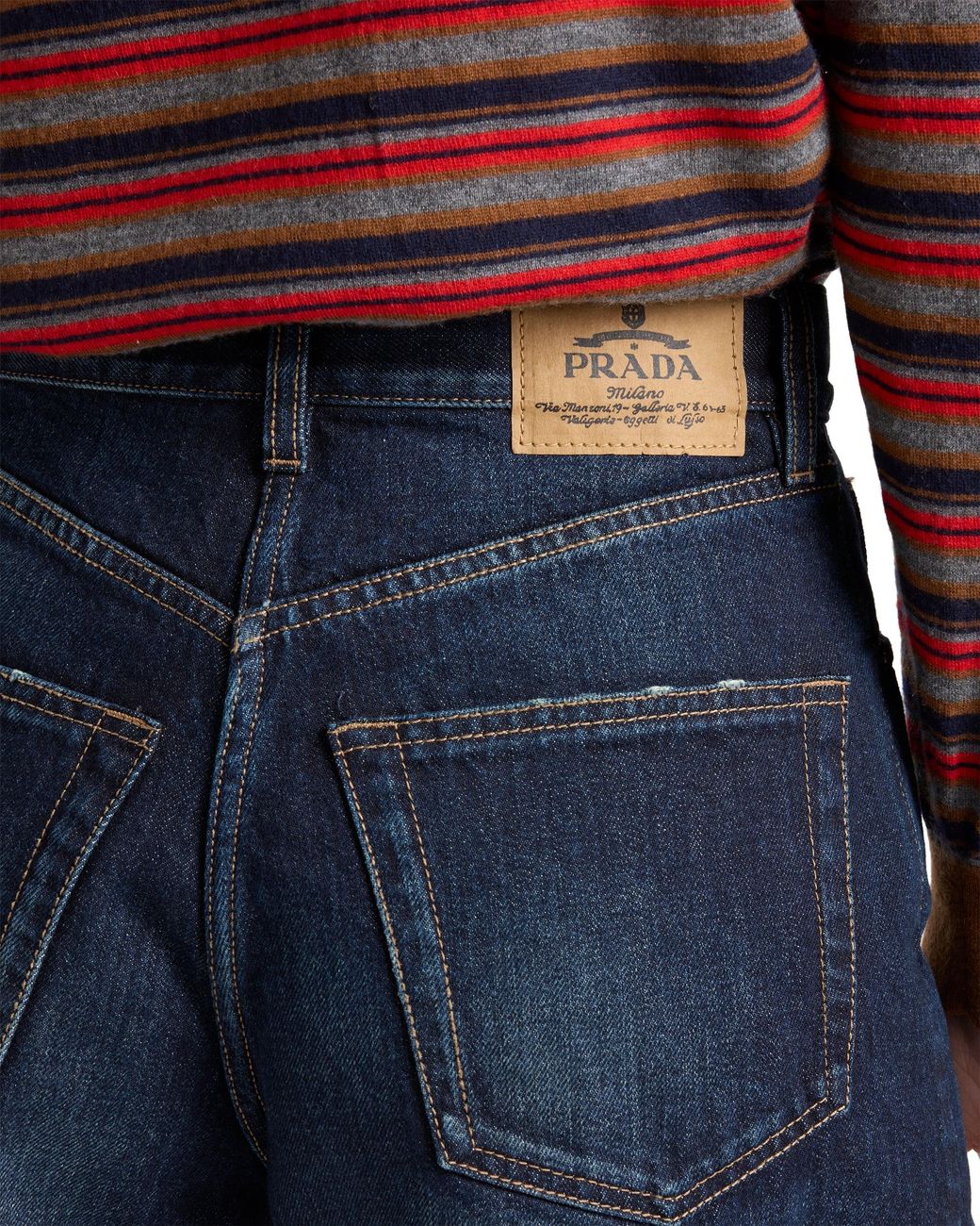 Prada Blue Denim Shorts