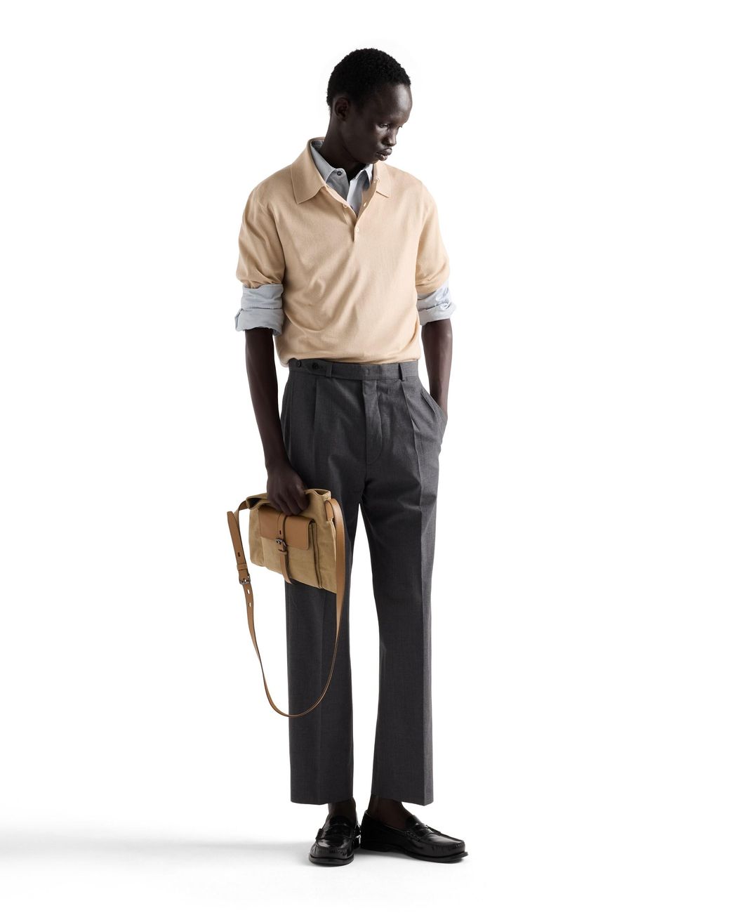 Polo di Prada in Natural da Uomo