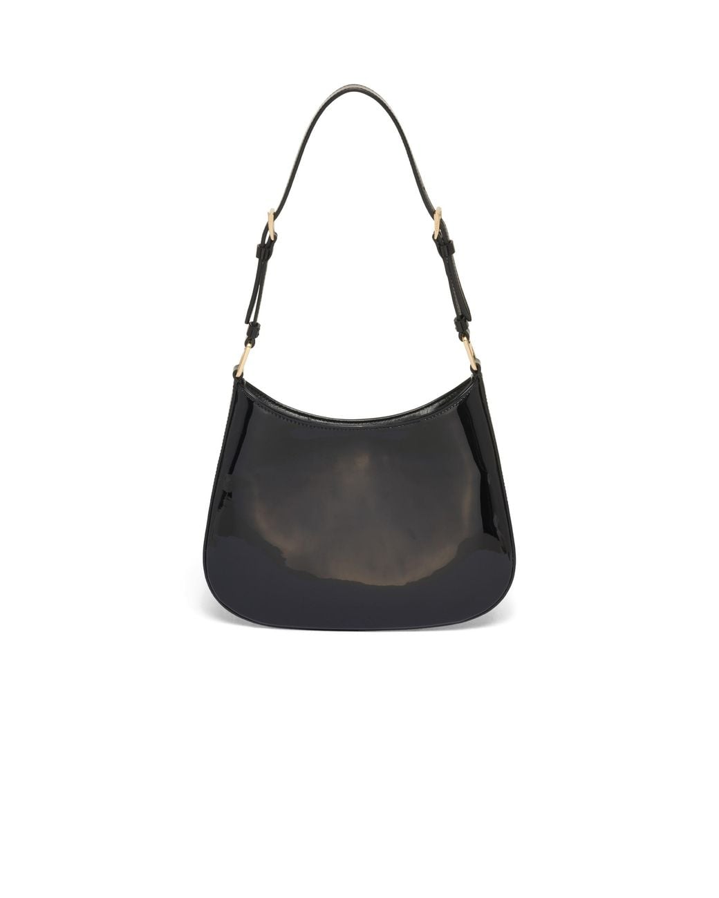 Prada Black Mittelgroße Cleo Schultertasche