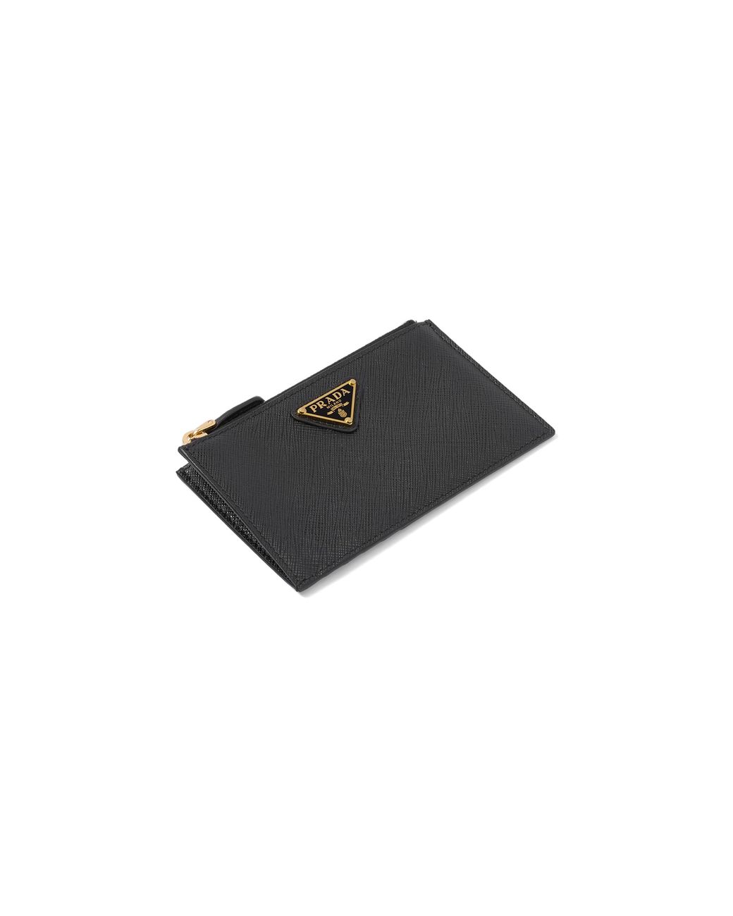 Prada Black Saffiano Leather Card Holder