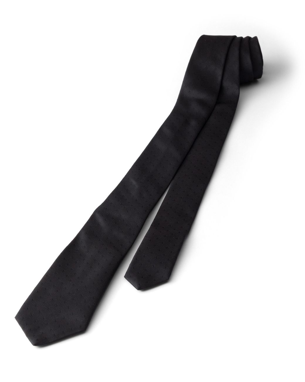 Prada White Silk Tie for men