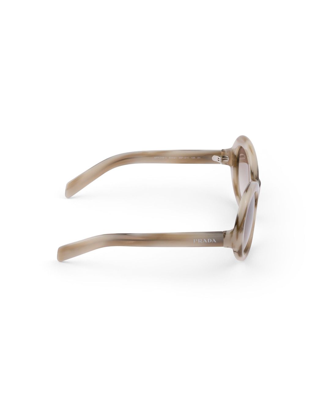 Prada White Shadowplay Sunglasses