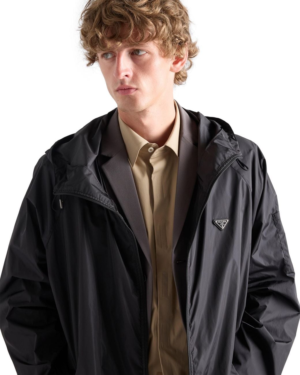 Prada Black Technical Fabric Jacket for men