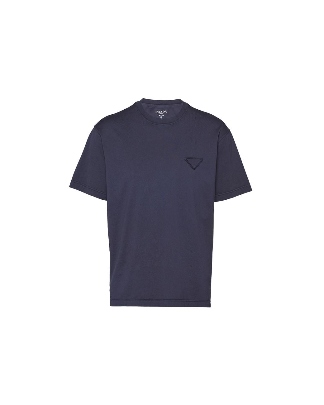 Camiseta De Algodón, Hombre, Talla Prada de hombre de color Blue