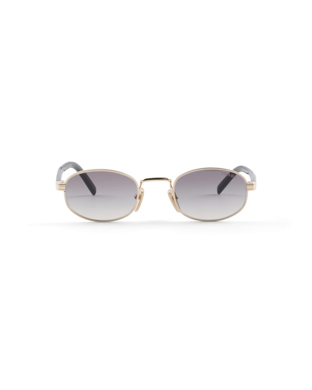 Prada Metallic Sunglasses With The Iconic Metal Plaque
