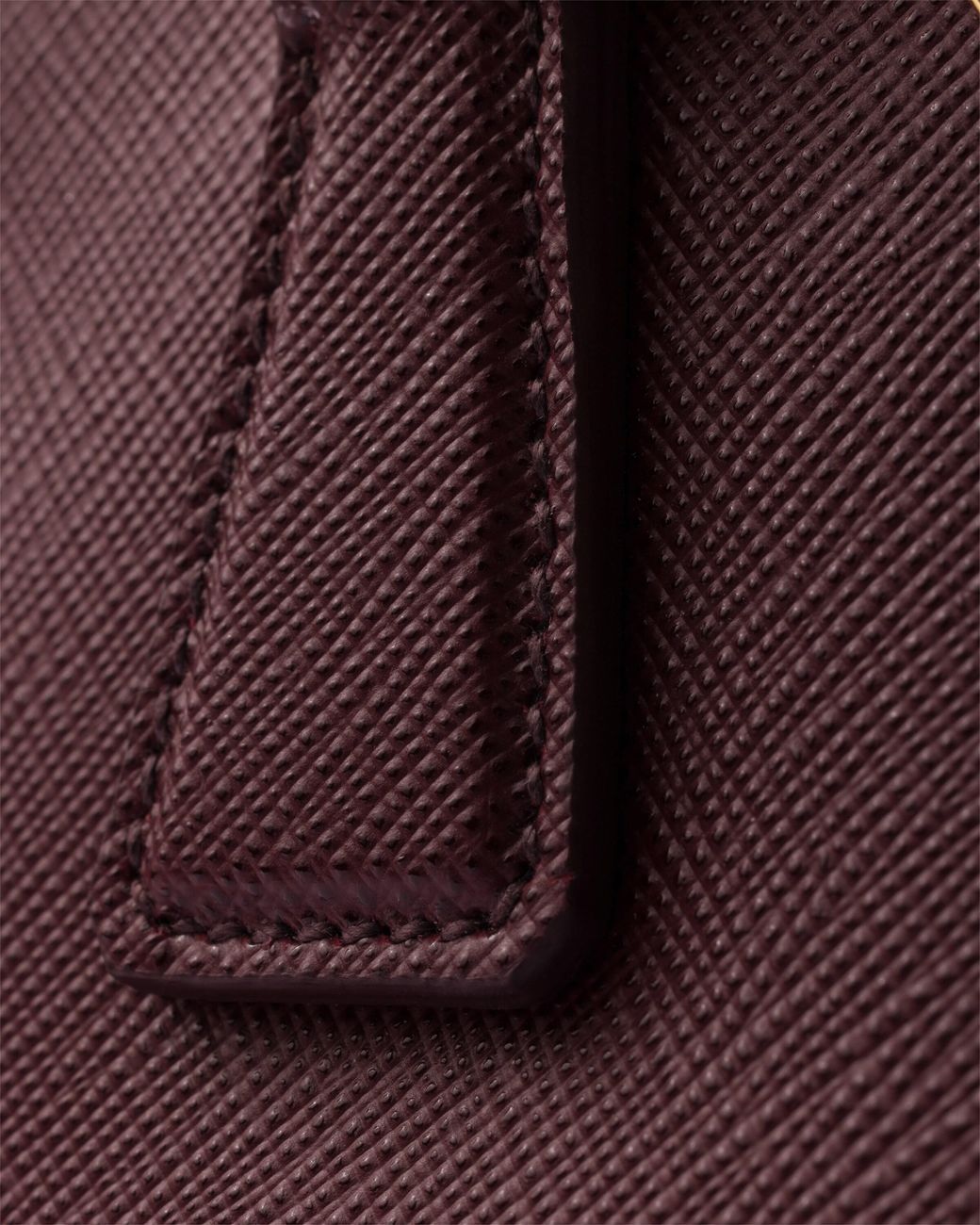 Prada Purple Galleria Mini Saffiano Leather Bag