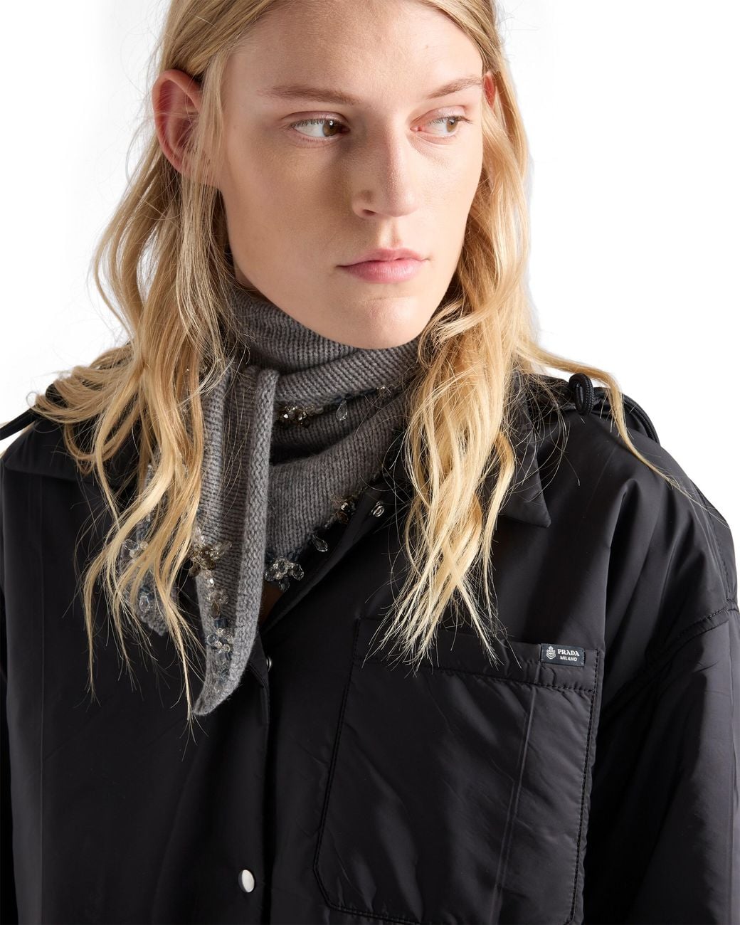 Prada Black Lightweight Re-Nylon Blouson Jacket