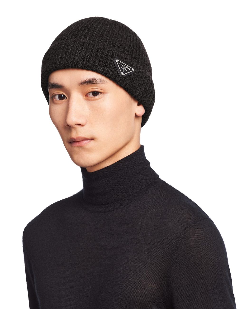 Prada Re-Nylon Baseballkappe in Black für Herren