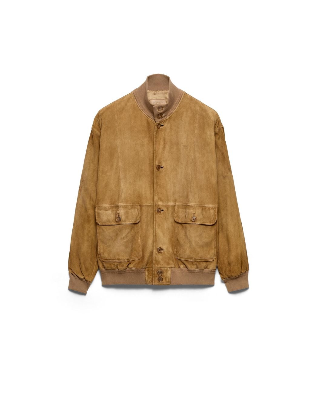 Prada Natural Suede Blouson Jacket for men