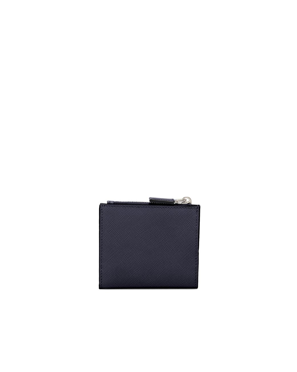 Prada Blue Small Saffiano Leather Wallet for men