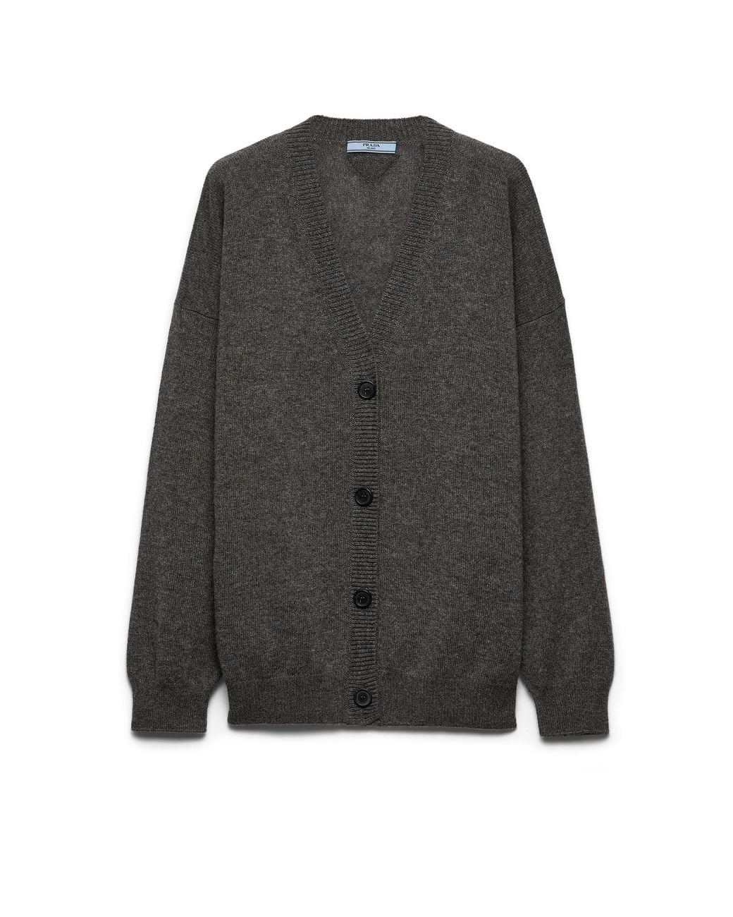 Prada Gray Cashmere Cardigan