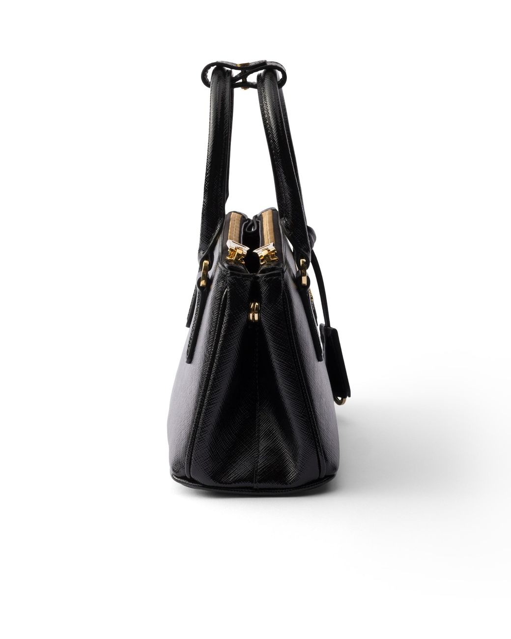 Prada Black Galleria Patent Saffiano Leather Mini-Bag