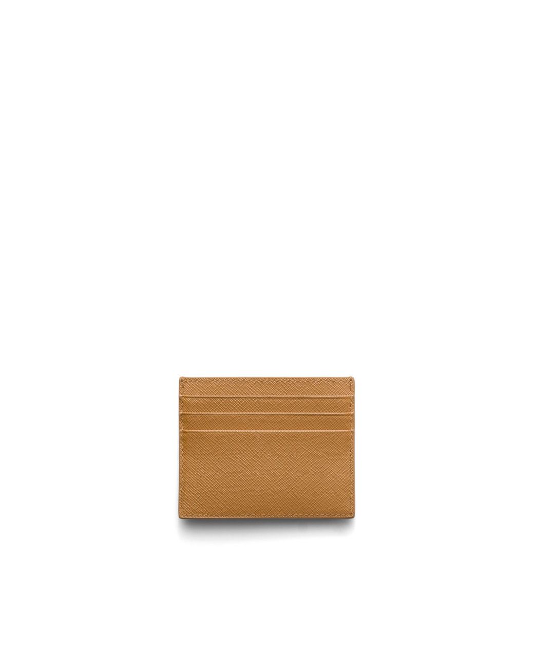 Prada White Saffiano Leather Card Holder