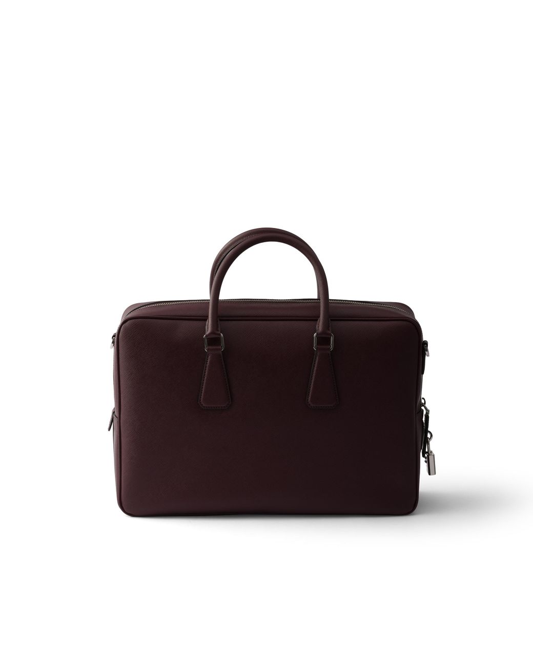 Prada Purple Saffiano Leather Work Bag for men