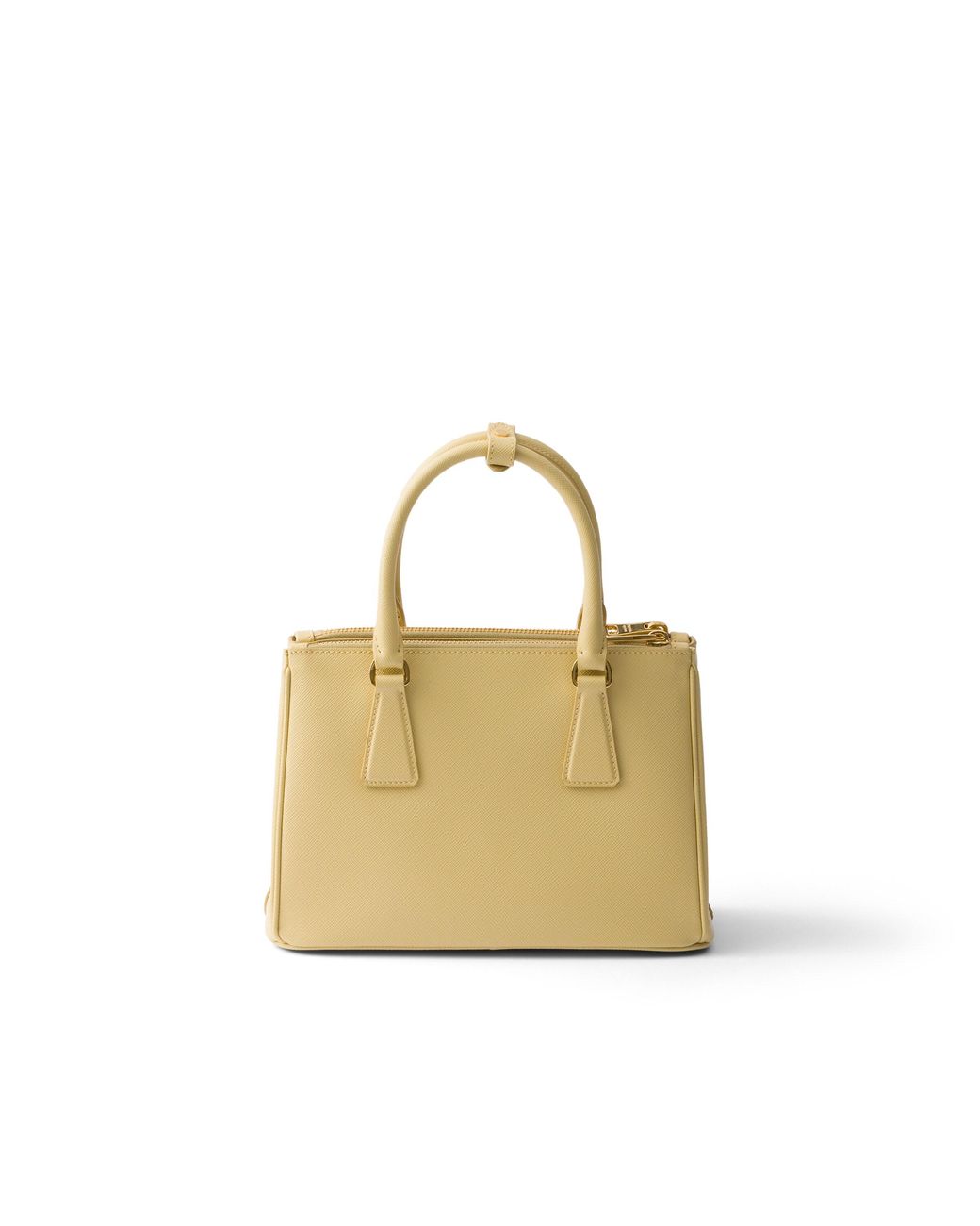 Prada Metallic Galleria Small Saffiano Leather Bag, Vanilla