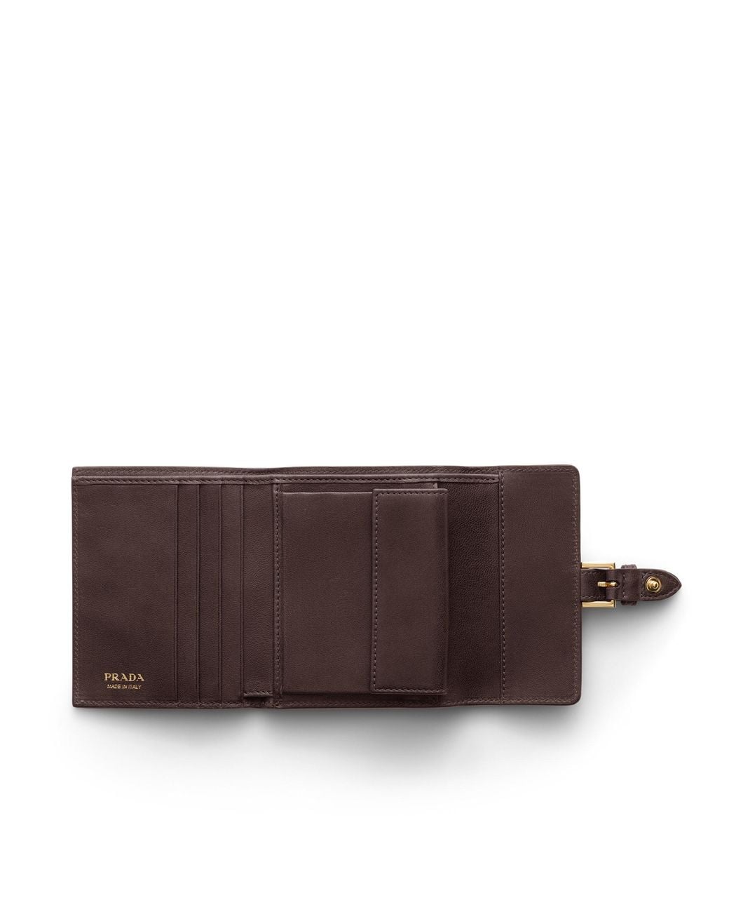 Prada White Small Nappa Leather Wallet
