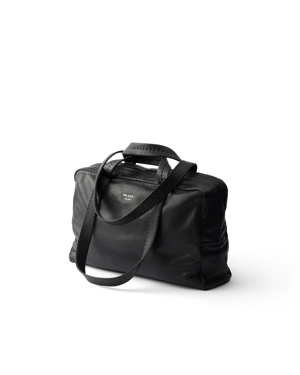 Prada Black Nappa Leather Work Bag for men