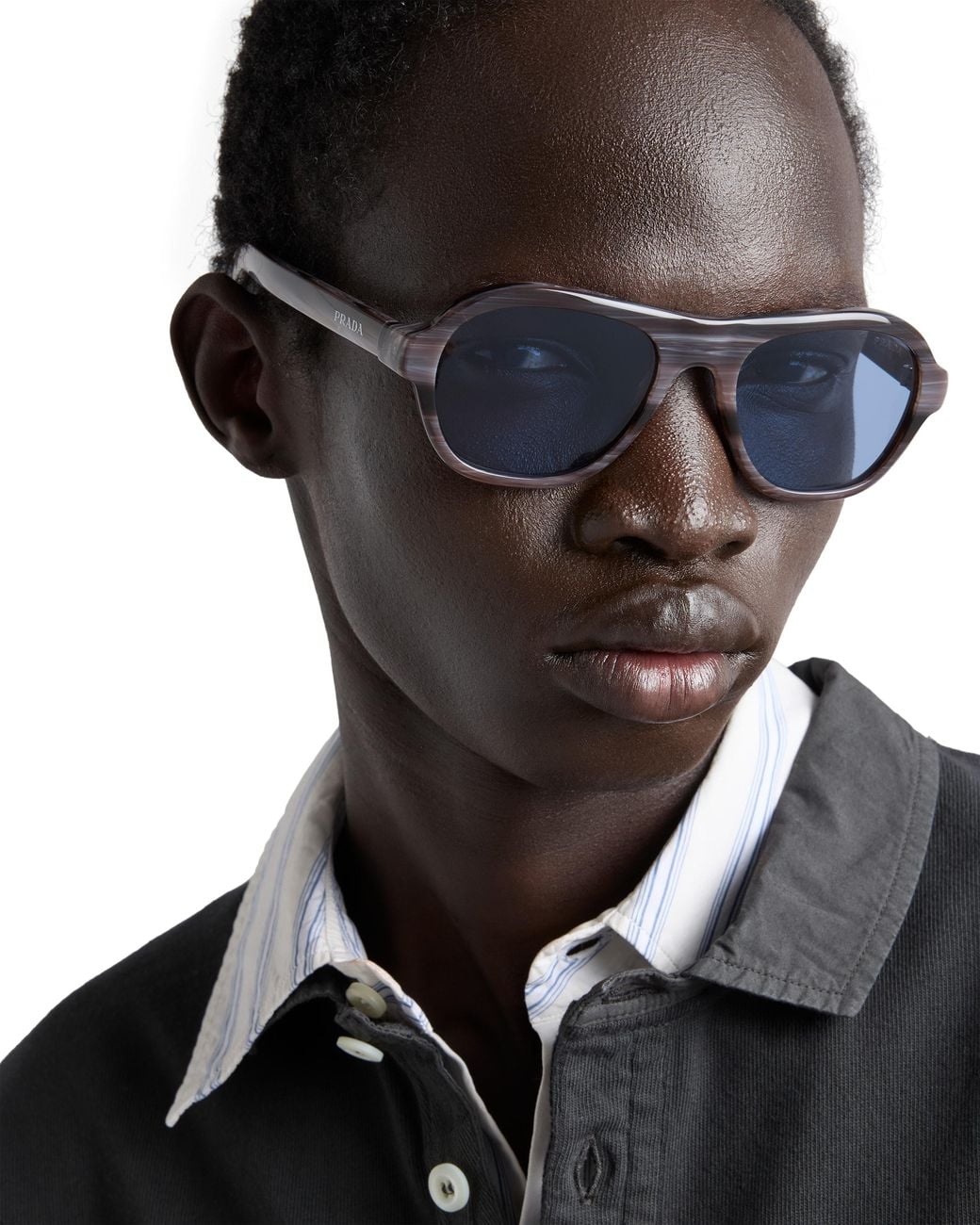 Prada Blue Shadowplay Sunglasses for men