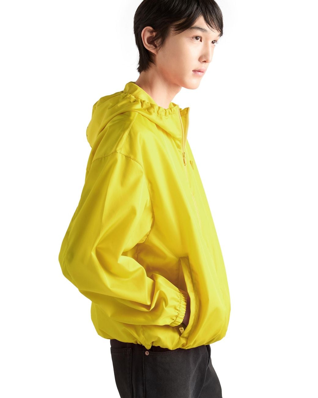Prada Yellow Re-Nylon Rain Jacket