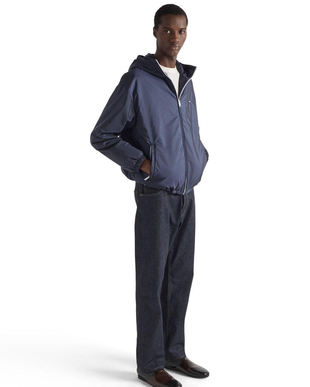 Prada Blue Re-Nylon Jacket for men
