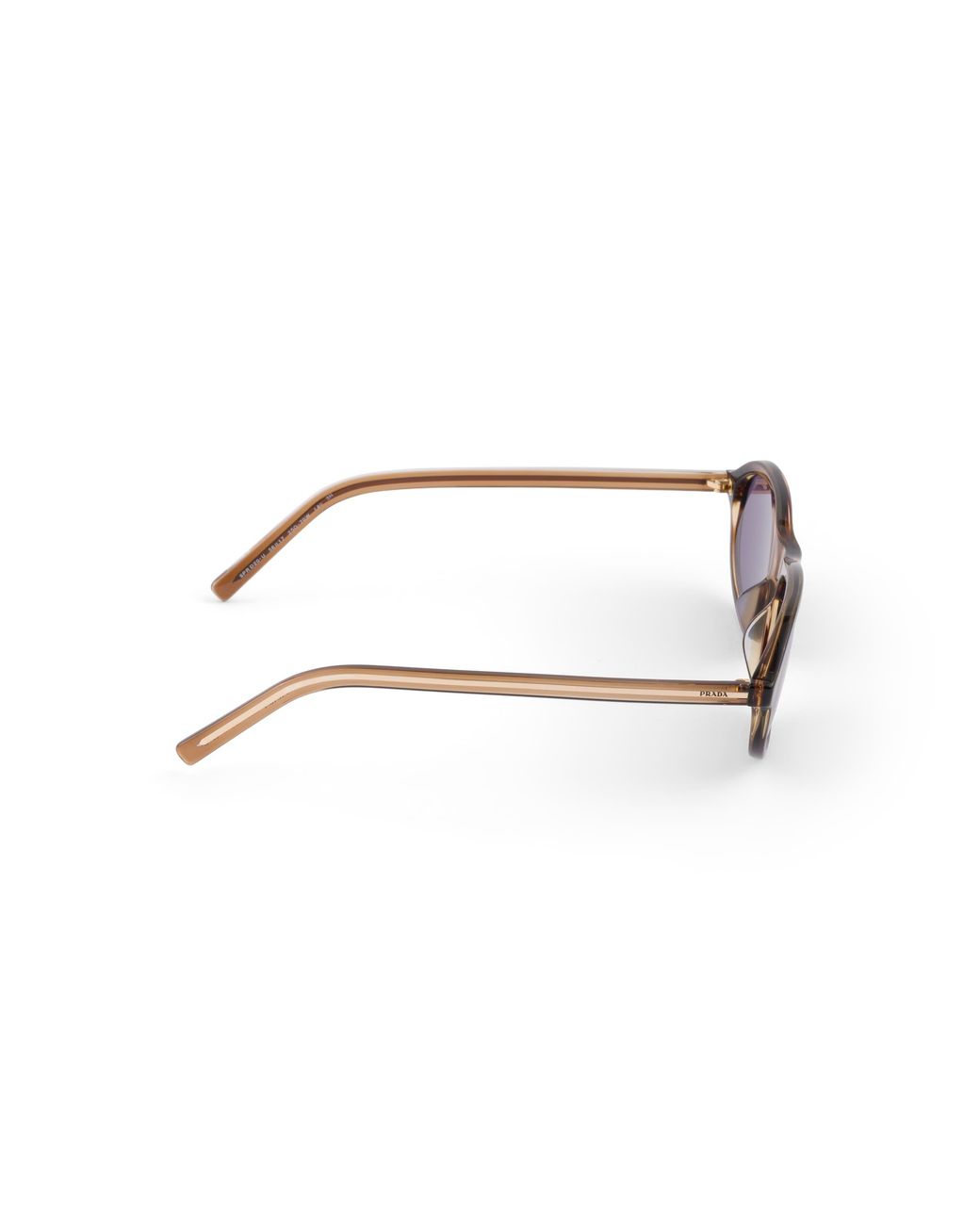Prada Purple Sunglasses With The Iconic Metal Plaque