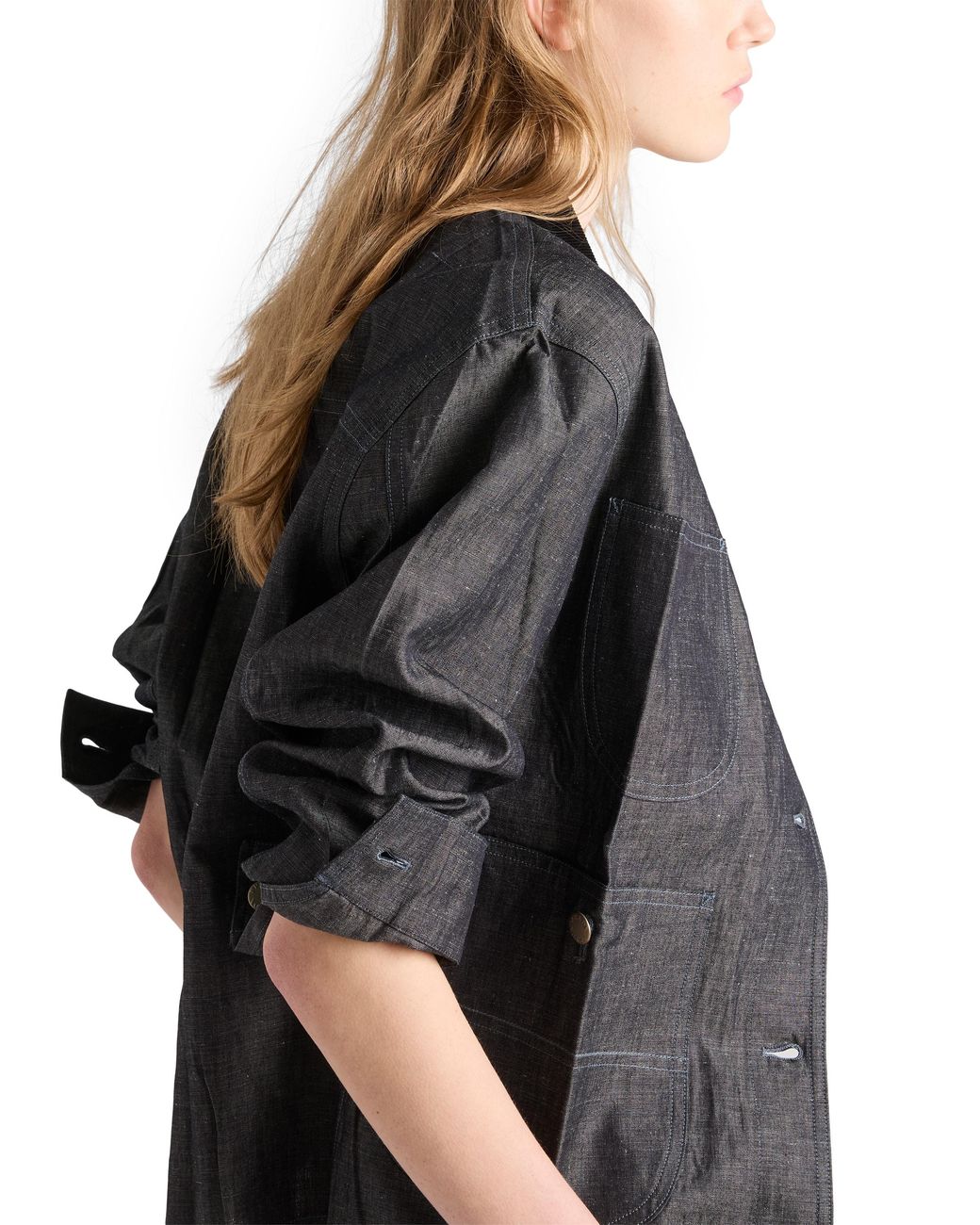 Prada Black Chambray Jacket