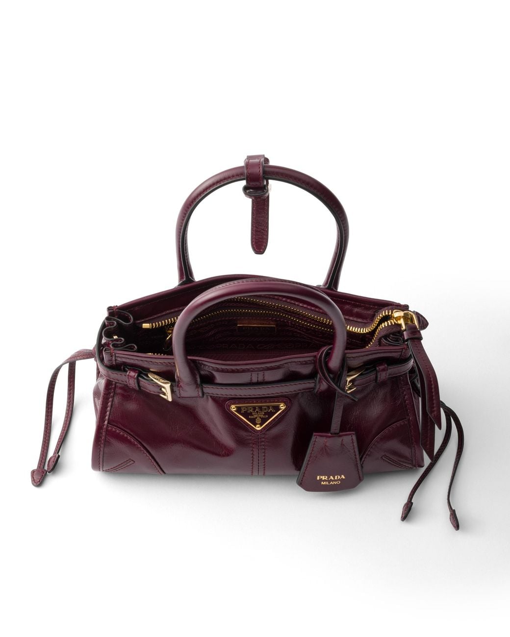Prada Red Bonnie Leather Mini-Bag
