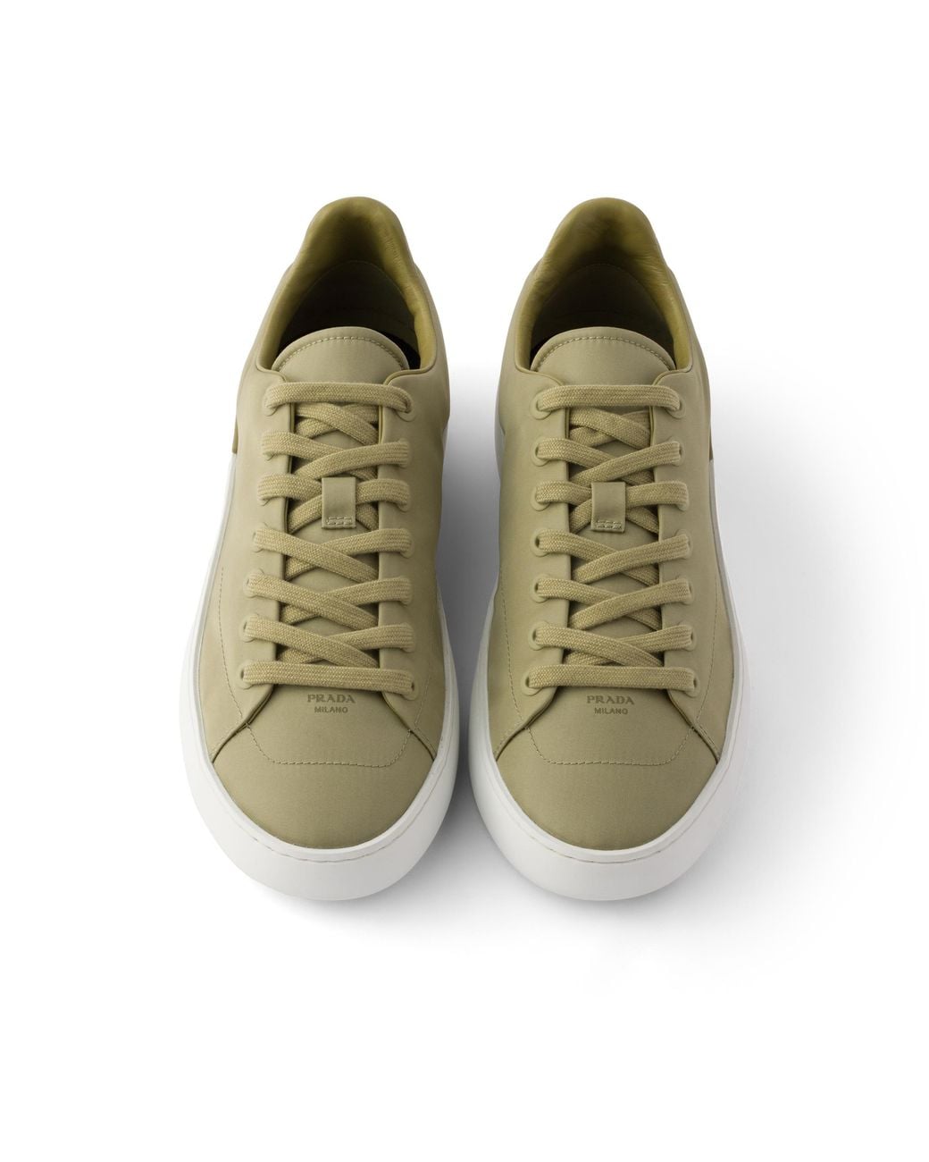 Prada Metallic Court Re-Nylon Sneakers for men