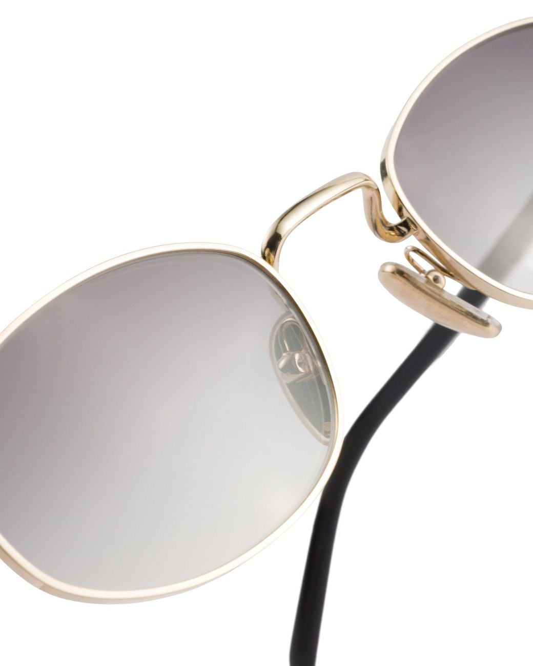 Prada Metallic Sunglasses With The Iconic Metal Plaque