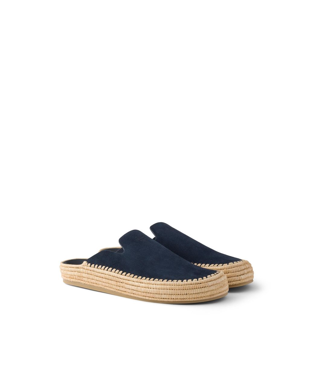 Prada Blue Suede Mules, Ultramarine for men