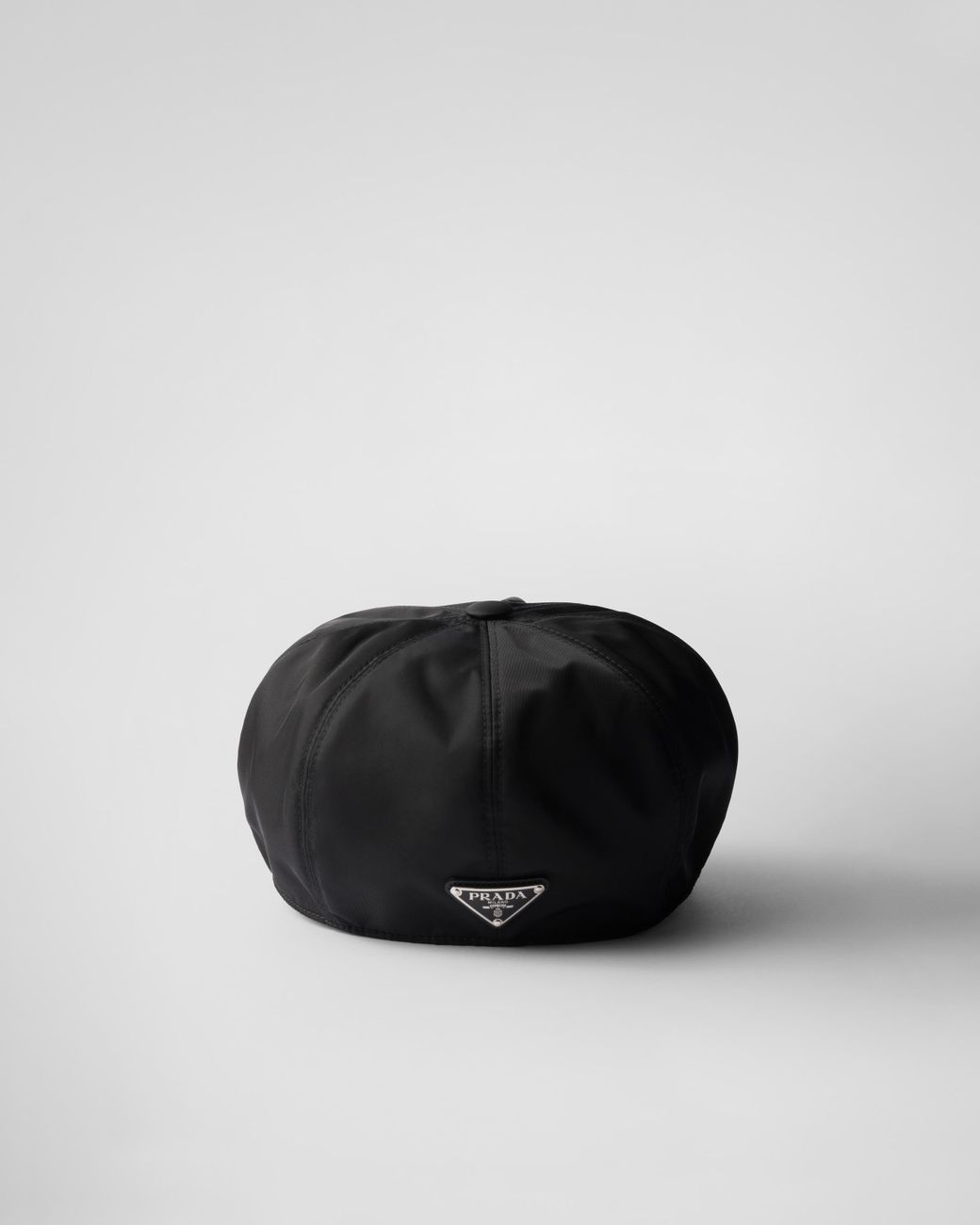 Prada Re-Nylon Newsboy Cap in Black | Lyst