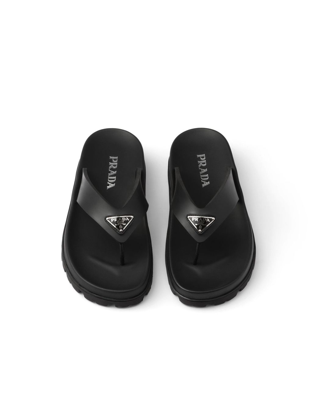 Prada Black Sandalen