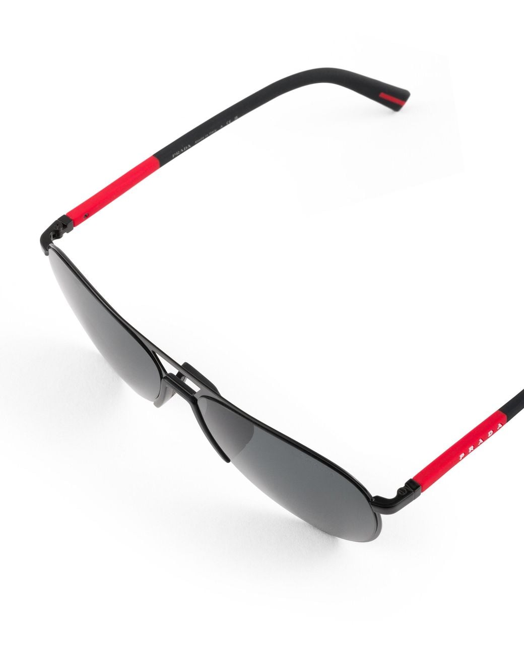 Prada Gray Linea Rossa Sunglasses for men