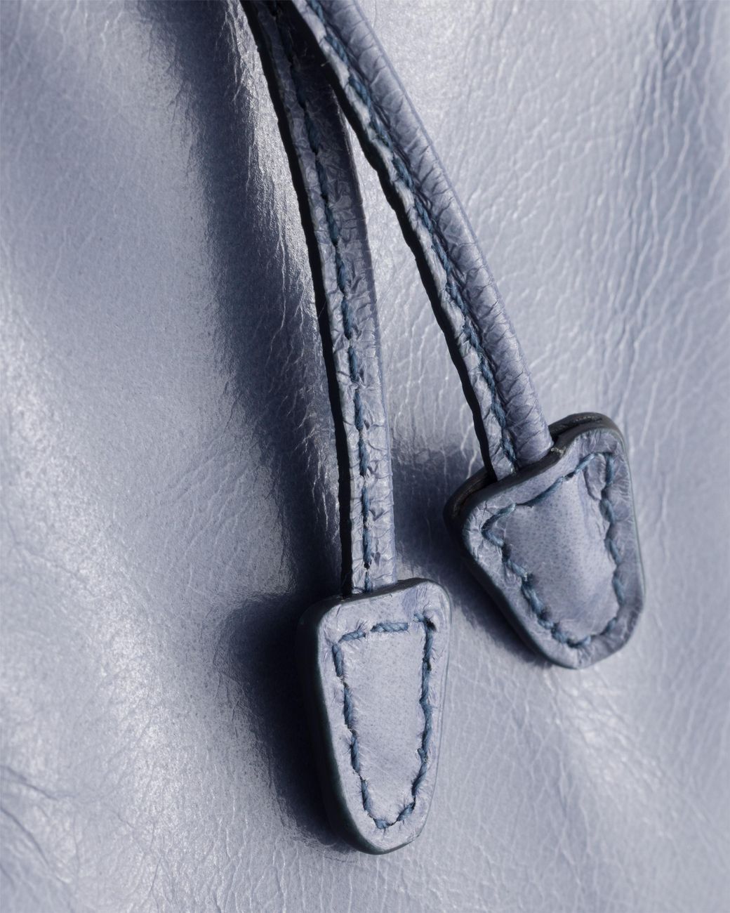 Prada Blue Leather Pouch
