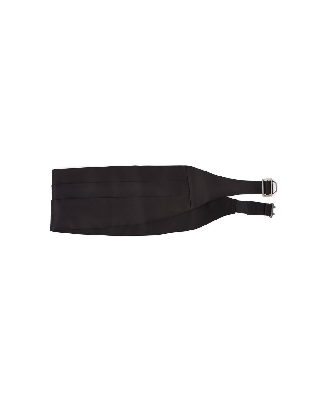 Prada Black Satin Tuxedo Cummerbund for men