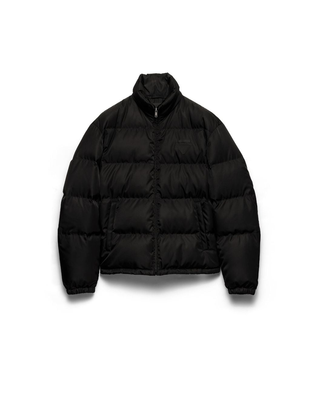 Prada Black Medium-Weight Re-Nylon Down Jacket for men