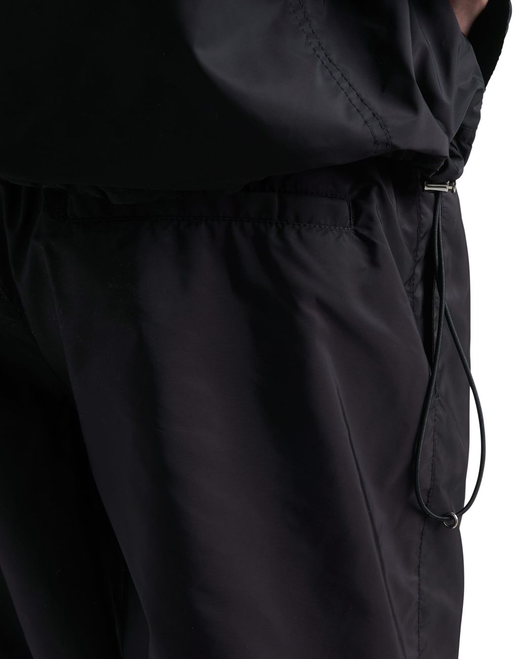 Prada Black Re-Nylon Swim Trunks for men