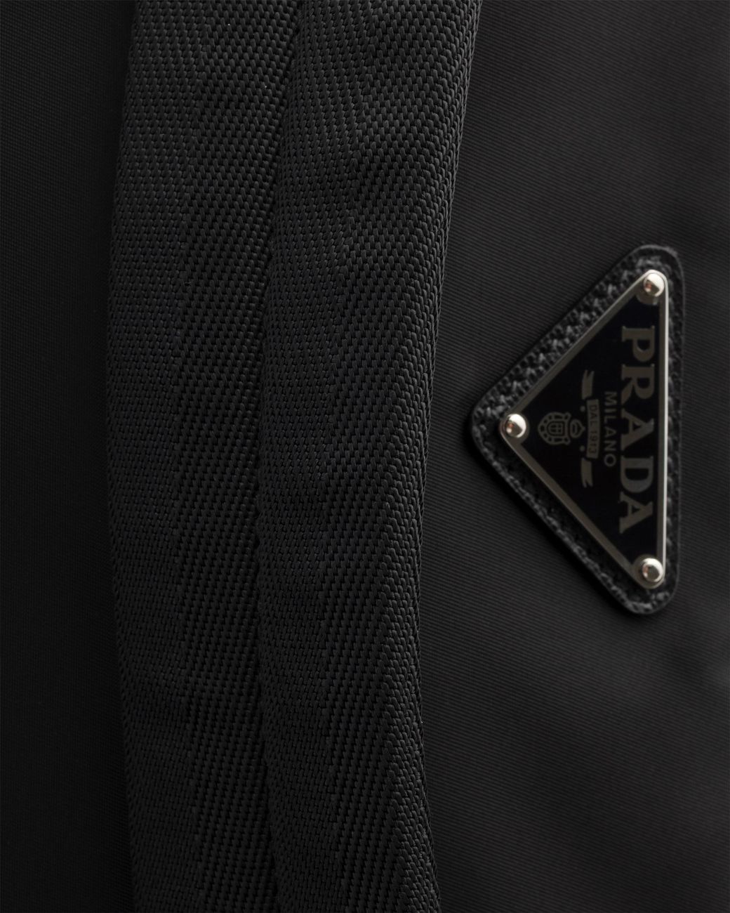 Prada Black Re-Nylon And Saffiano Leather Tote Bag for men