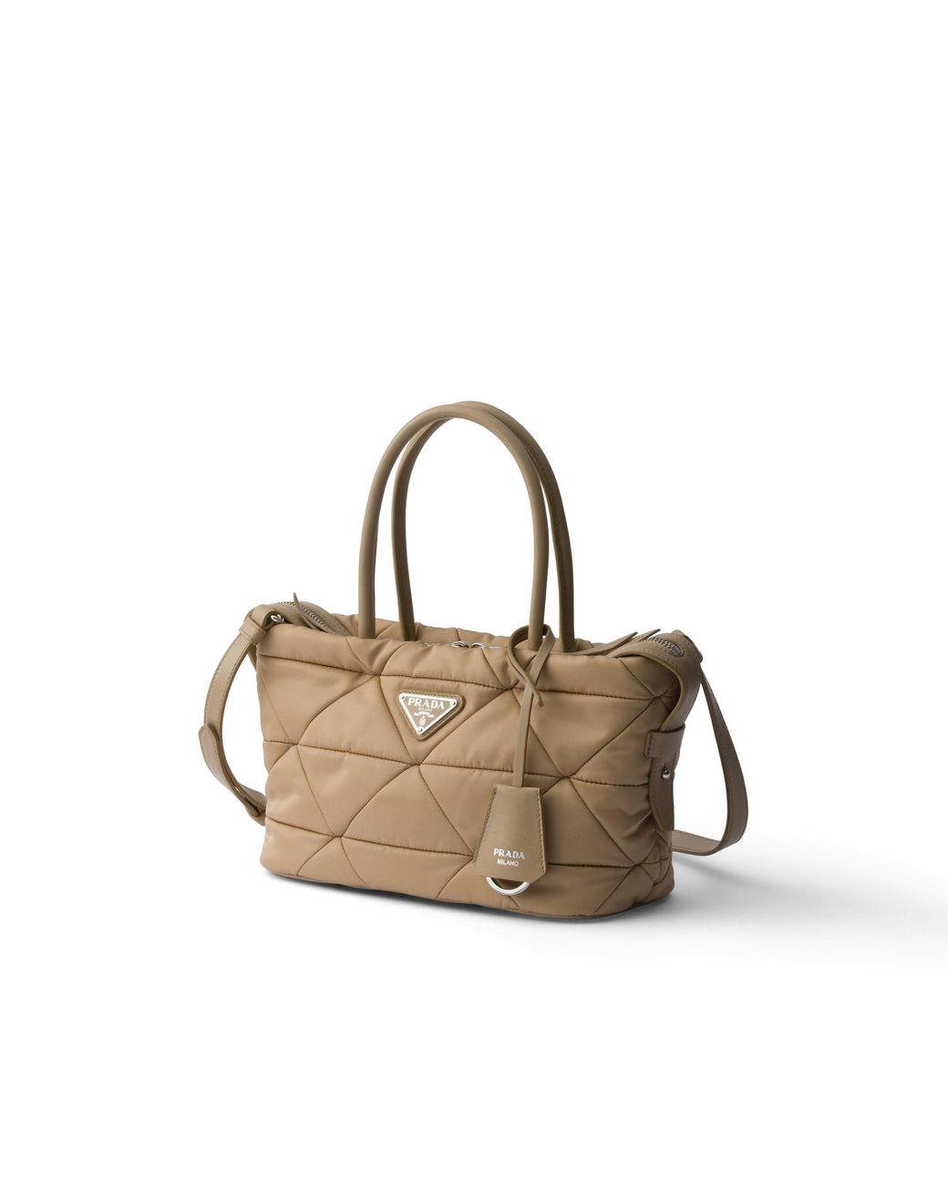 Borsa Shopping Medium di Prada in Metallic