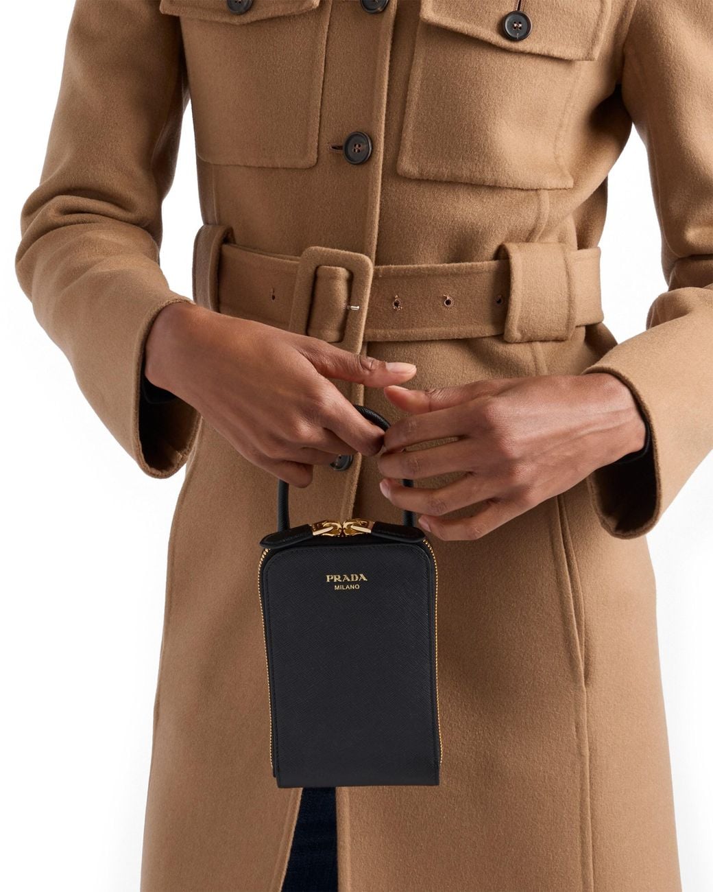 Prada Black Saffiano Leather Mini-Bag