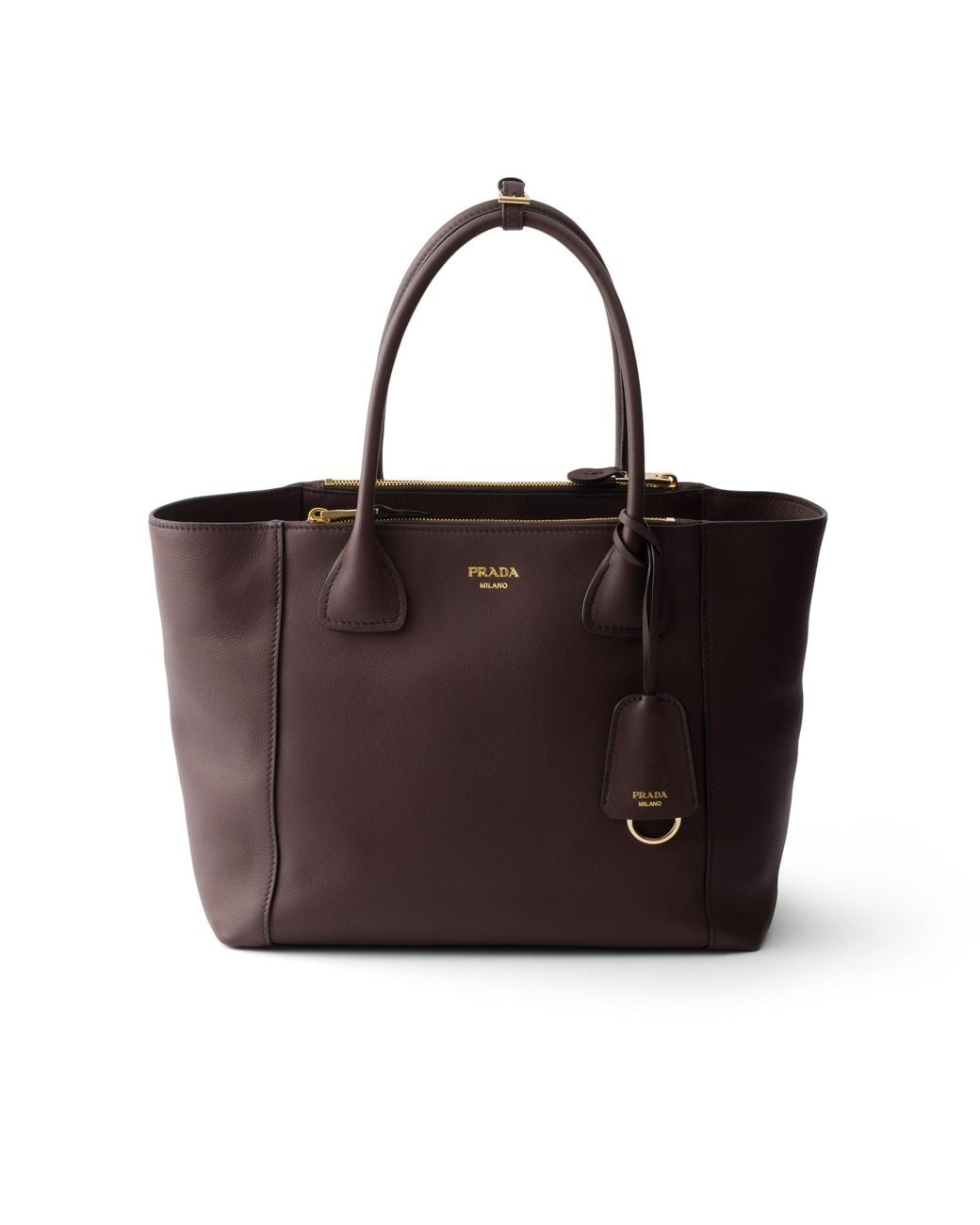 Prada Brown Nova Large Leather Tote Bag