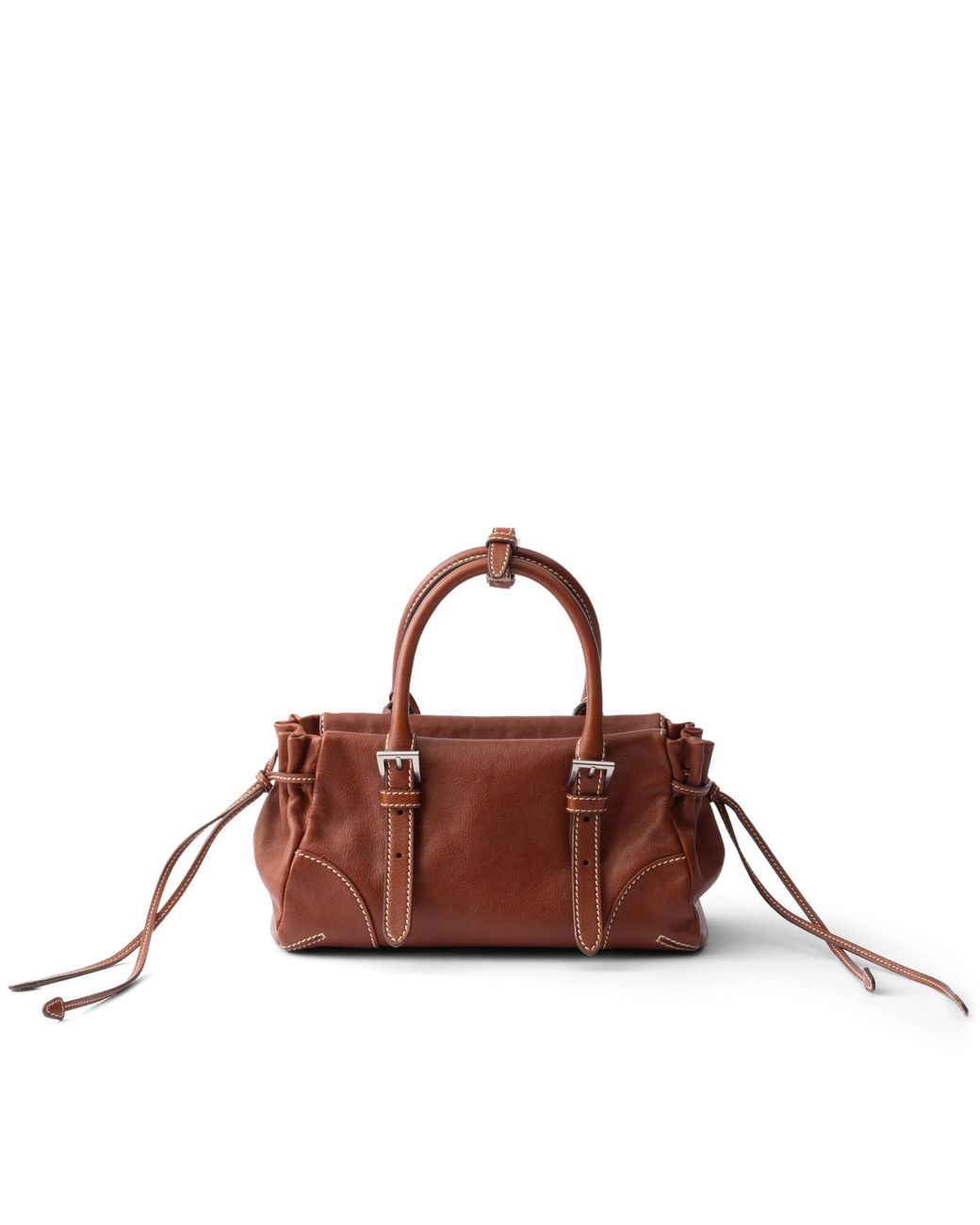 Prada Brown Karin Small Leather Bag